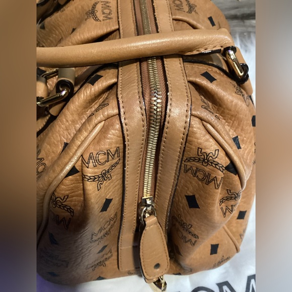 MCM Cognac Bowler’s Bag - Picture 7 of 16